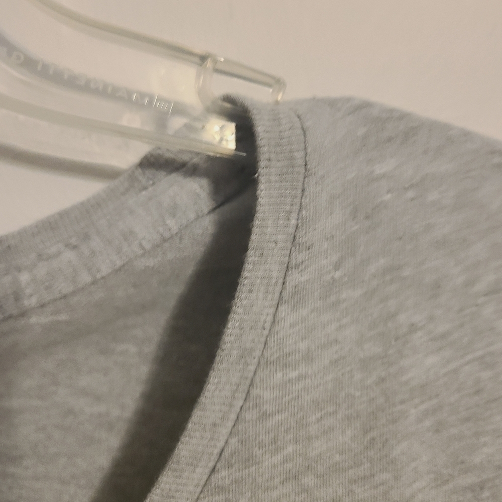 Alstyle | Women's Gray Scoopneck "Word" Short Sleeve Graphic Tee (Size XL) - Picture 8 of 11